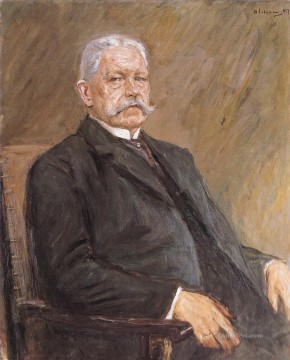 Bildnis des Reichsprasidenten Paul von Hindenburg Max Liebermann German Impressionism Oil Paintings